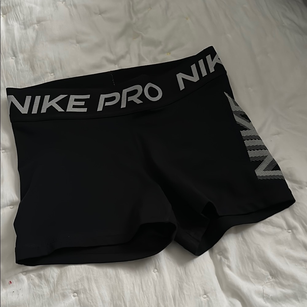 Nike Black Athletic Compression Shorts